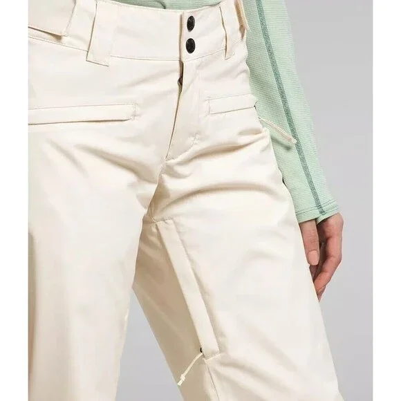 The North Face Freedom Insulated Snow Ski Pants Women 2X Gardenia White NWT $220